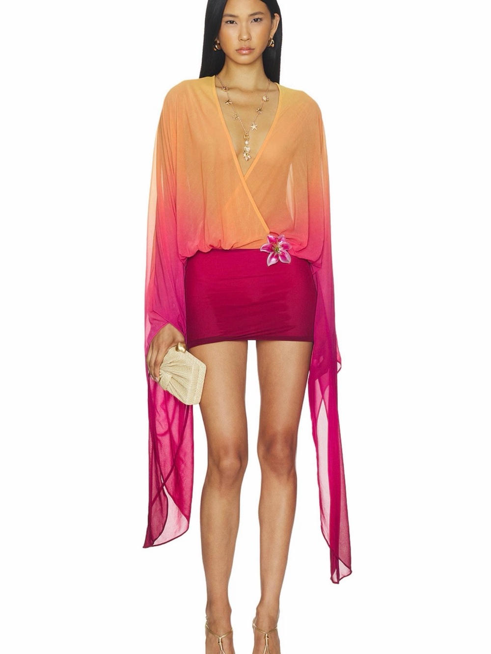LOBA Taylor Ombré Mini Dress